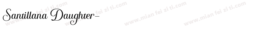 Santillana Daughter字体转换